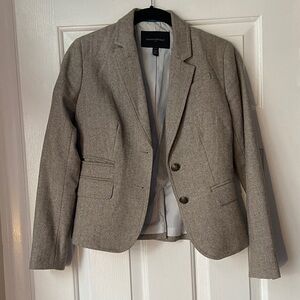 Banana Republic Tan Tweed Blazer